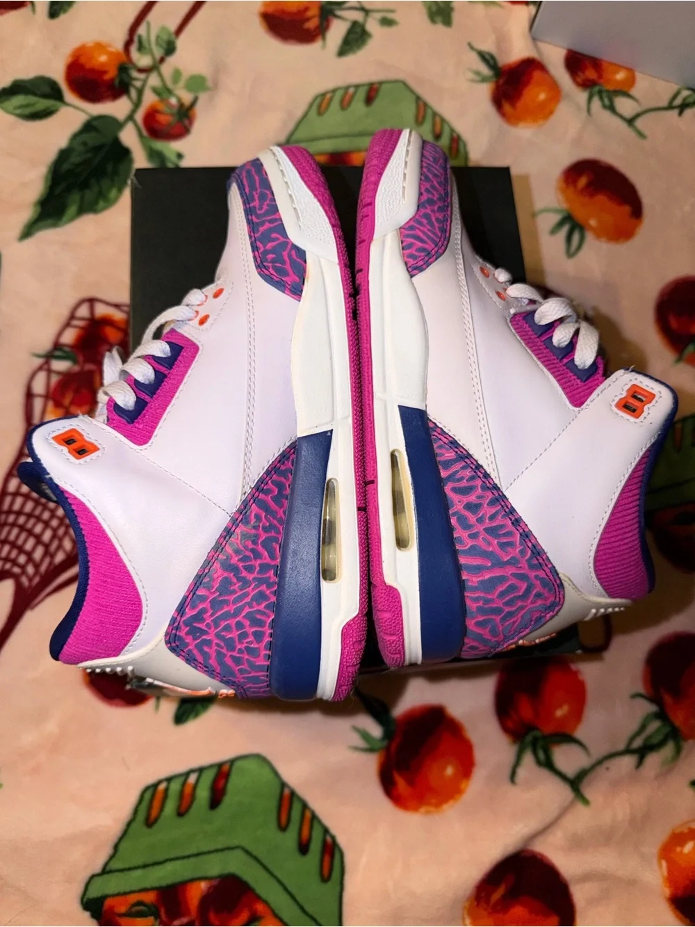 Jordan 3 Retro Barely Grape (GS) 5Y Like New In Box Girls Shoes Sneakers